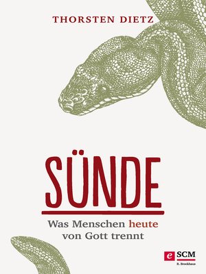cover image of Sünde